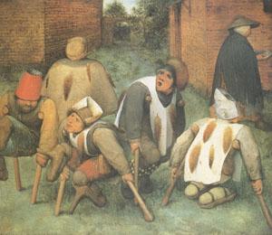 BRUEGEL, Pieter the Elder The Beggars (mk05) France oil painting art